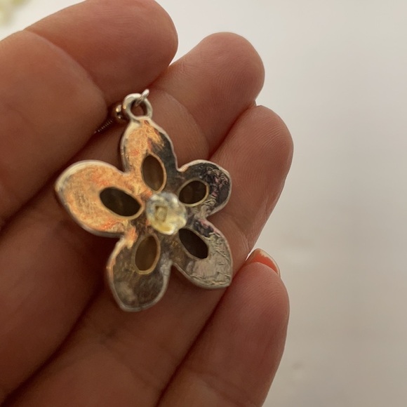 Stain Glass Style Necklace and Earring Set - Picture 5 of 16